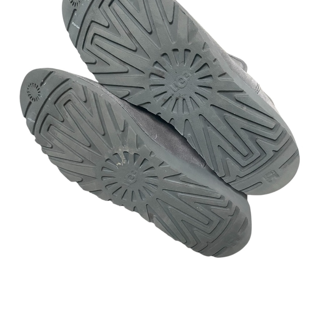 UGG Amie Wedge Gray Suede Boots - Picture 6 of 7